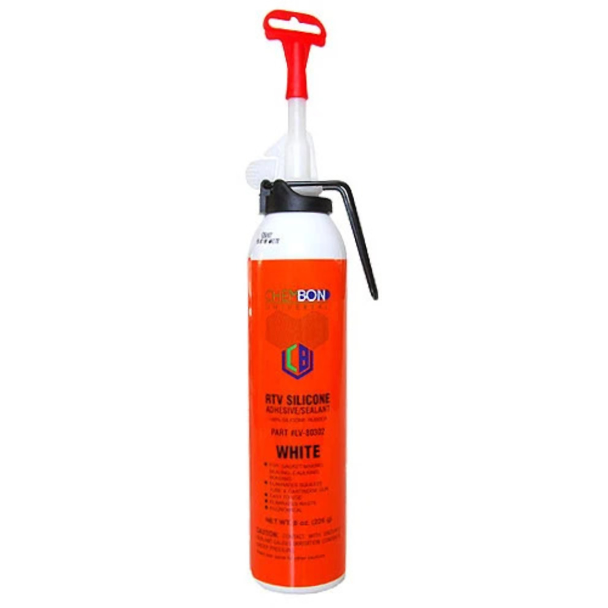 Adaseal Chembon White RTV Silicone Sealant - 8oz Power Can, 12PK